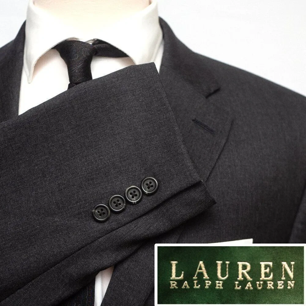 42L Lauren Ralph Lauren Mens Blazer Jacket Sport‎ Coat Wool D060354